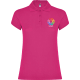 Polo de manga corta punto pique de mujer Star woman Roly 200 roseton