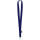 Lanyard personalizado 2 cm ecologico en RPET azul marino