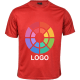 Camiseta técnica personalizada diseño de panal en espalda Tecnic Rox 135 rojo