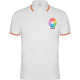 Polo manga corta España para personalizar Nation Roly 190 blanco