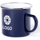Taza de acero inox. vintage personalizada por 1 cara (380 ml)