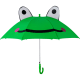 Paraguas infantil personalizado de poliéster 180t de animales rana
