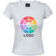 Camiseta técnica diseño de panal en espalda de mujer Tecnic Rox 135 blanco
