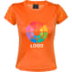 Camiseta técnica diseño de panal en espalda de mujer Tecnic Rox 135 naranja