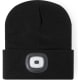 Gorro deportivo acrílico con LED en 4 modos de luz personalizado negro