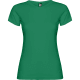 Camiseta entallada femenina de niño Jamaica Roly 155 verde pradera