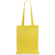Bolsa de tela publicitaria de algodón 100% y 105 g/m² 36 x 40 cm amarillo