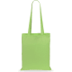 Bolsa de tela de algodón personalizada alta calidad 140 g/m² verde pastel