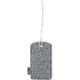 Identificador de maletas en fieltro RPET con cinta flexible gris
