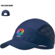 Gorra deportiva personalizada en microfibra con cierre velcro y reflectante