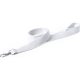 Lanyard publicitario simple 2 cm ancho con mosquetón blanco