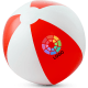 Balón de playa personalizado bicolor de Ø 21 cm aprox. rojo