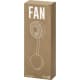 Ventilador magnético ABS con giro 360° cable USB a/c (300mah)
