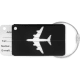 Identificador de maletas en PVC negro
