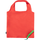 Bolsa eco plegable publicitaria de frutas de poliéster 190T RPET 40x38 cm fresa