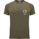 Camiseta técnica personalizada manga ranglán Bahrain Roly 135 verde militar