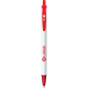 Bolígrafo clic stic ecolutions personalizado BIC blanco/rojo