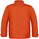 Chaqueta acolchada heavy weight B&C naranja
