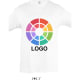 Camiseta manga corta personalizada de niño Regent Kids Sols 150 blanco
