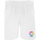 Pantalón corto deportivo de niño Dortmund Roly blanco