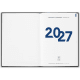 Agenda día página 2027 de PU con marcapáginas 14,8 x 21 cm