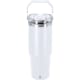 Vaso térmico acero inox reciclado personalizado con asa (900 ml) blanco