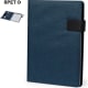 Carpeta personalizada RPET 600D con bloc y compartimentos interiores