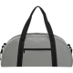 Bolso PU con cremalleras metálicas asa y correa ajustable gris