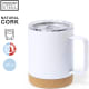Taza térmica acero inox de doble pared y corcho sin BPA  (330 ml)