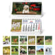 Calendario de mesa 2027 prefabricado con espiral CW304/animales