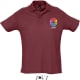 Polo ligero para personalizar summer ii Sols 170 burdeos