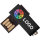 Pendrive USB mini de aluminio ideal para merchandising (mín. 100) negro