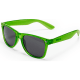 Gafas de sol eco personalizadas RPET montura translúcida uv400  verde