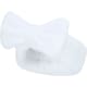 Diadema de poliéster con lazo suave para personalizar  blanco