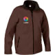 Chaqueta de softshell horizon Valento marron nogal