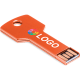 Memoria USB en forma de llave original y barata (mín. 100) naranja