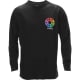 Camiseta deportiva personalizada manga larga Tecnik Maik 135 negro