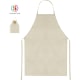 Delantal personalizado ajustable poliéster para sublimación Zyriel