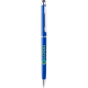 Boligrafo puntero con acabado metalizado azul