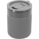 Vaso de cerámica con funda silicona con aislamiento térmico (330 ml) gris