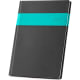 Agenda semana vista 2027 de polipiel y banda de color 17,5 x 24,5 cm azul claro