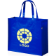 Bolsa de compra ecológica de plástico personalizada 105 g/m² azul