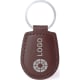 Llavero personalizado de polipiel  marron