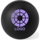 Pelota antiestrés personalizada de colores acabado brillante negro
