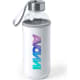 Botella de agua personalizada de cristal con funda (420 ml)