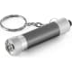Llavero con mini linterna gun metal