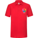 Polo grueso personalizado heavyweight Fruit Of The Loom 230 rojo