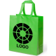 Bolsa promocional de non woven laminado de 110 g/m² verde