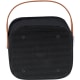 Altavoz bluetooth 5w  ABS reciclado con asa y diseño retro negro