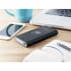 Powerbank inalámbrico tipo c (8000 mAh) negro